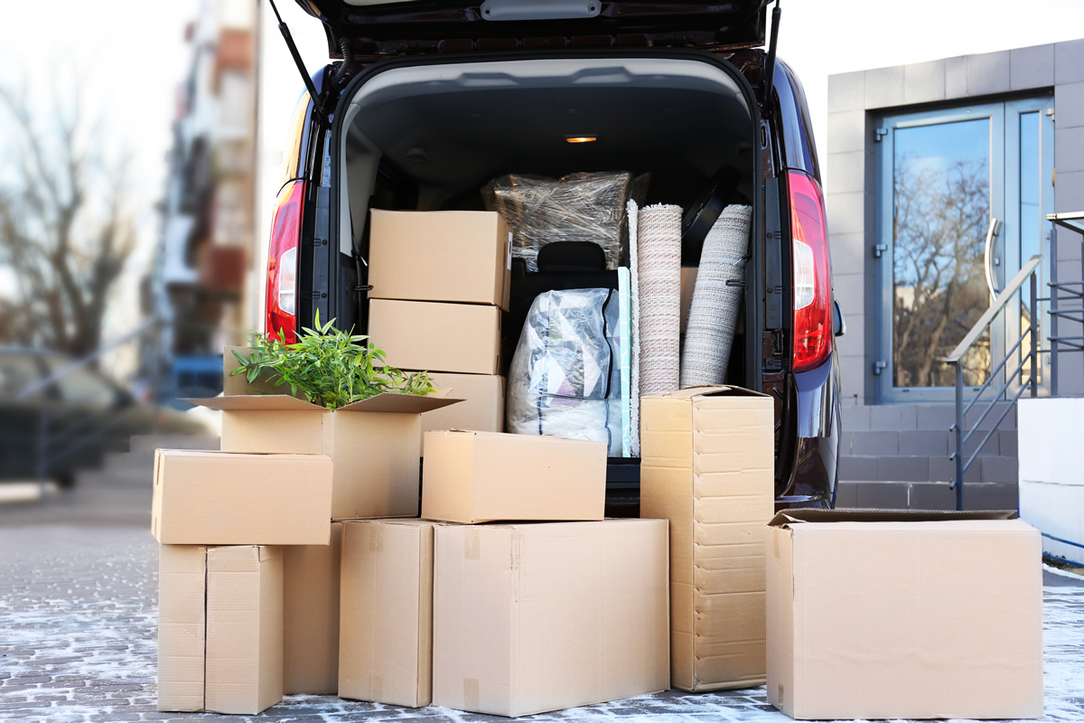 boxes packed